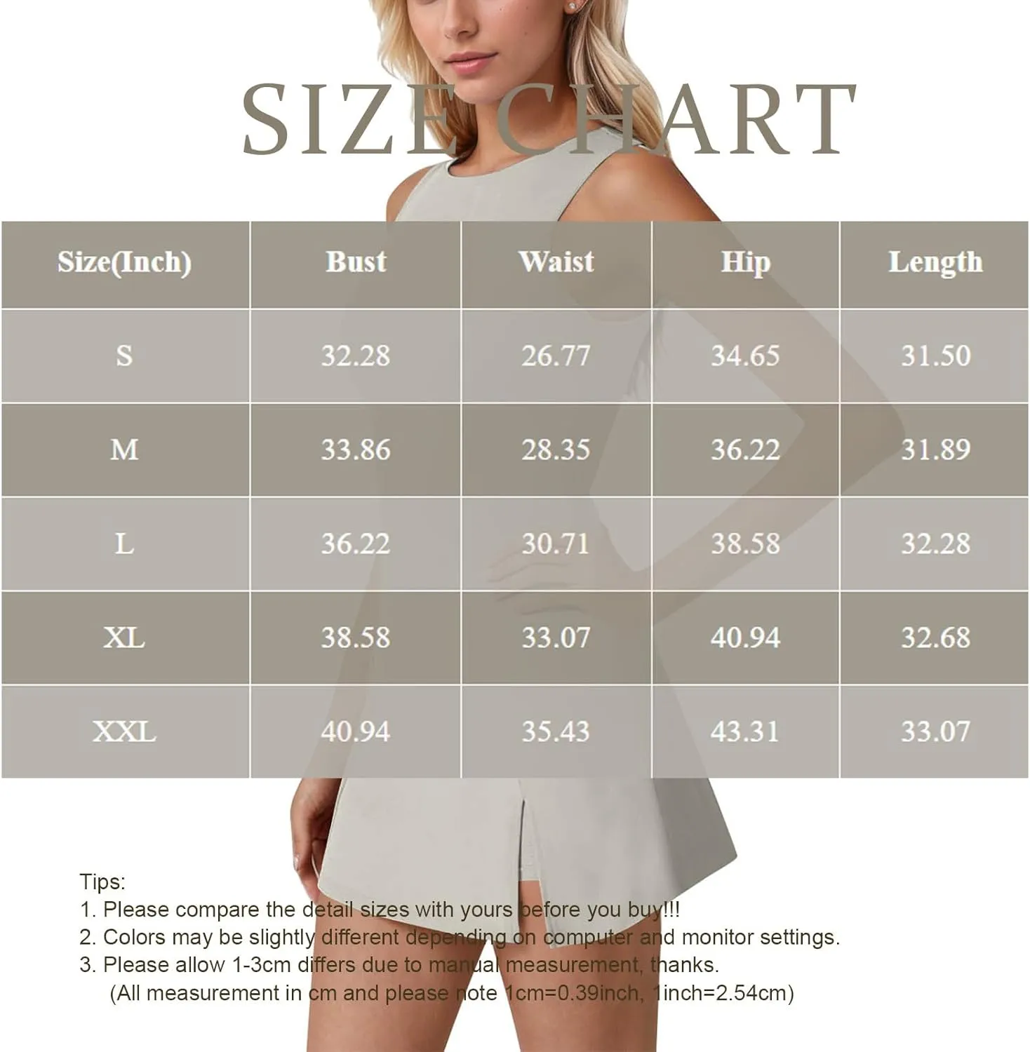 Skort Dress for Women Sleeveless Bodycon Side Slit Mini Tennis Dress with Shorts Cute Summer Active Comfy Shift Dresses