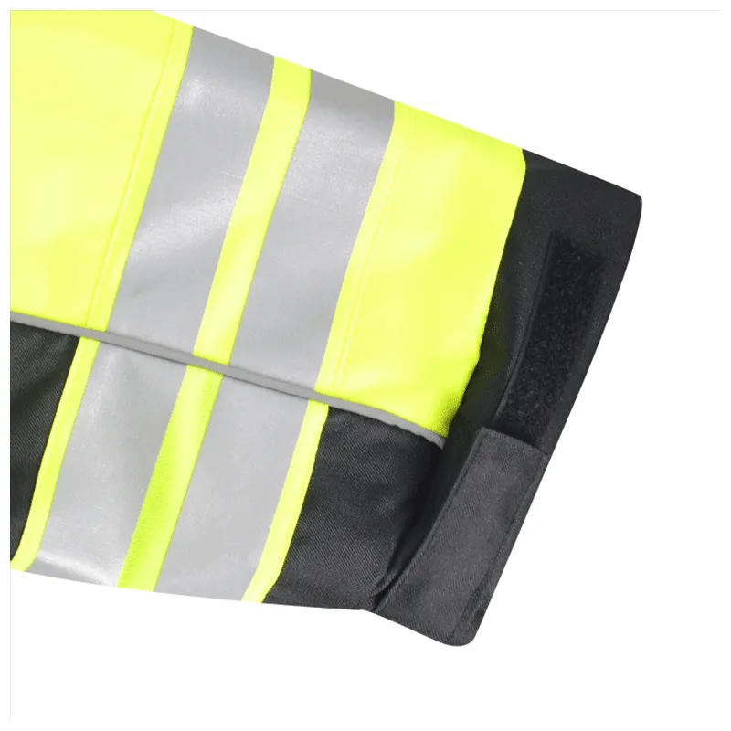 SMASYS Hi Vis Jackets for Men Heat Transfer Tape Hooded Padding Winter Work Jackets