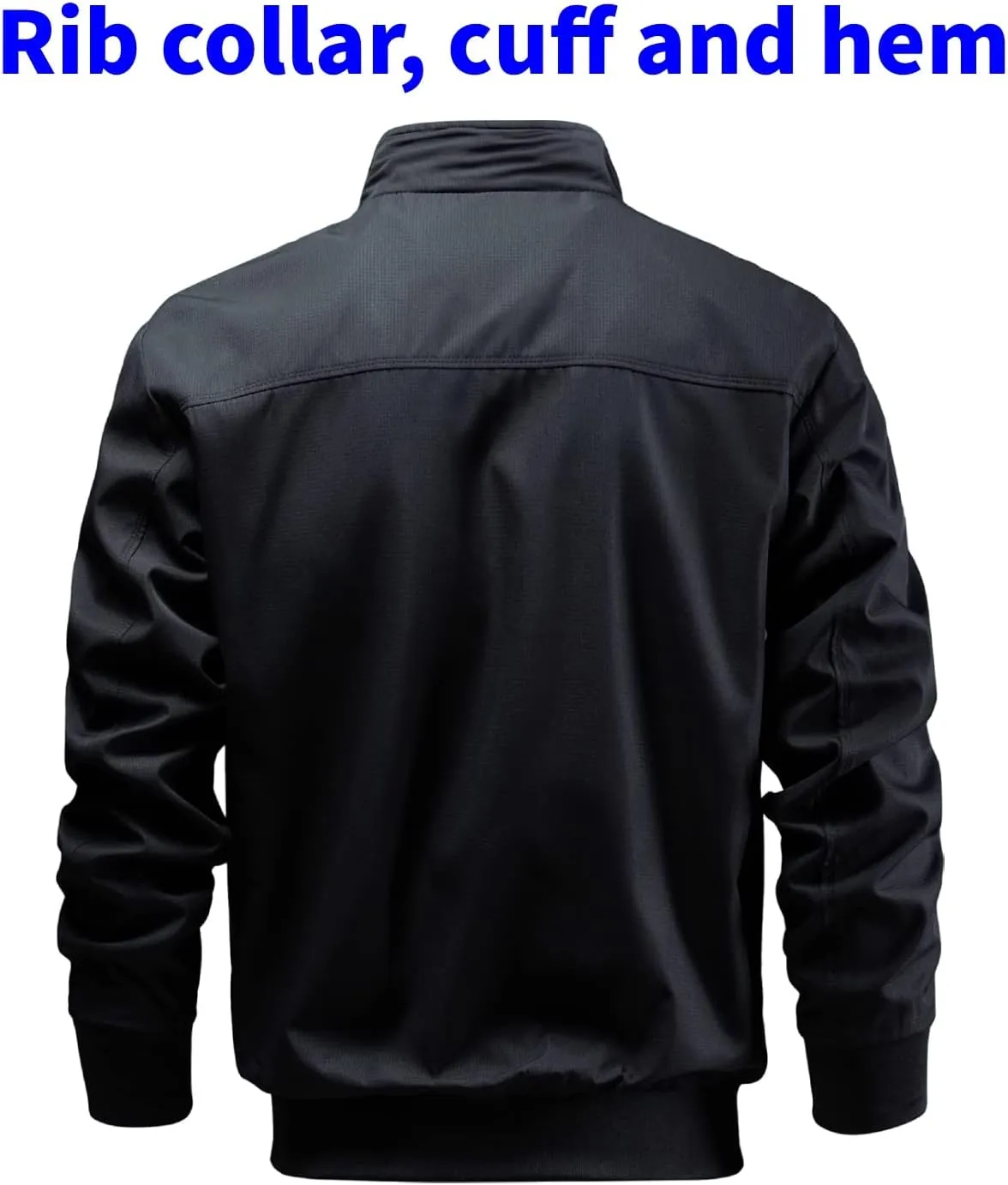 TLZC Men's Casual Jacket Outdoor Windbreaker Lightweight Softshell Flight Bomber Jackets