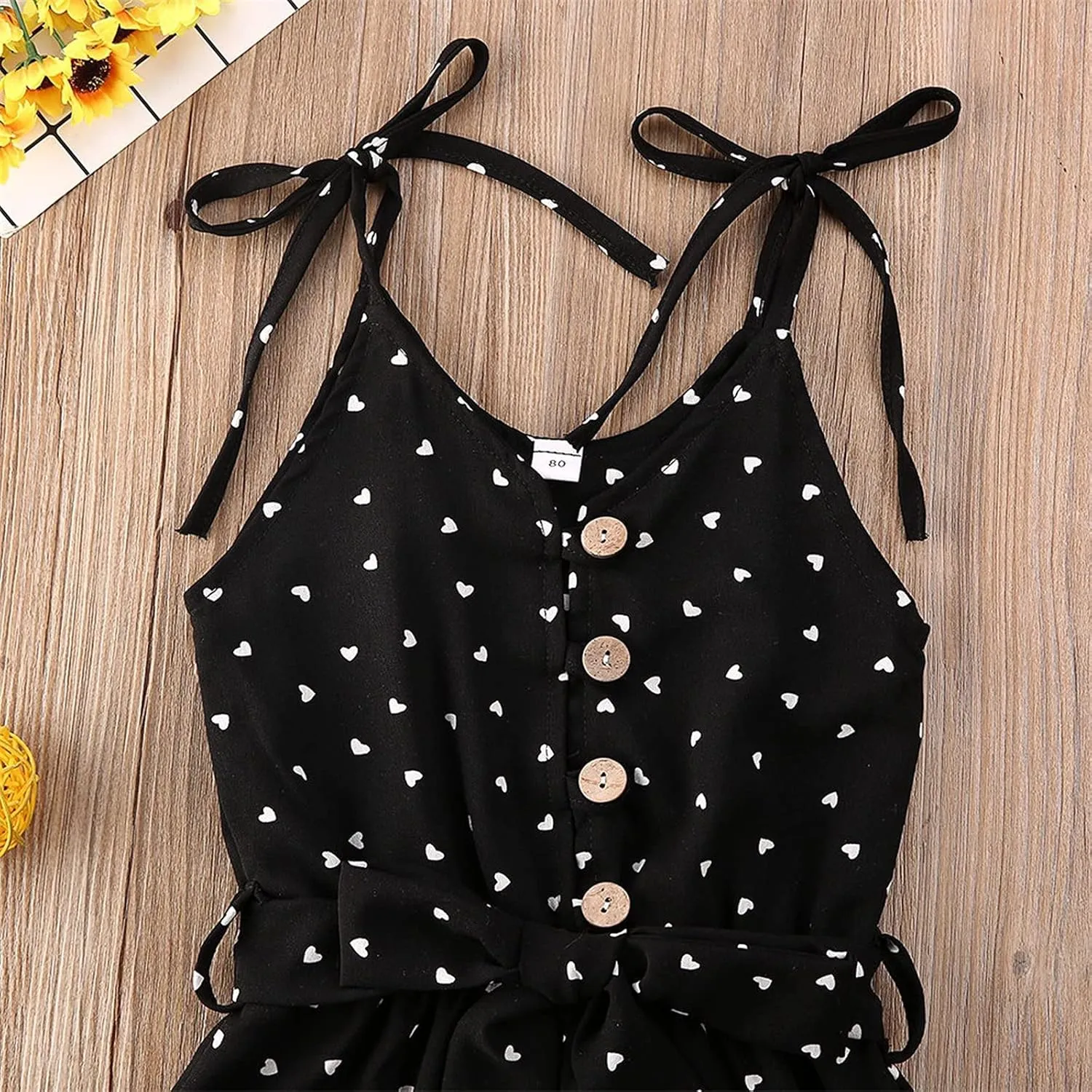 Toddler Girl Clothes Baby Summer Cute Halter Romper 6 Months to 5 Years Old