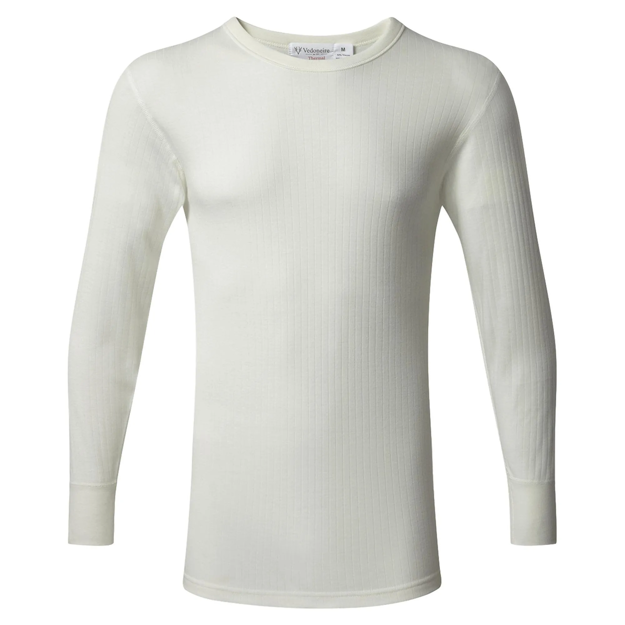 Vedoneire Thermal Long Sleeve Vest - Cream/White