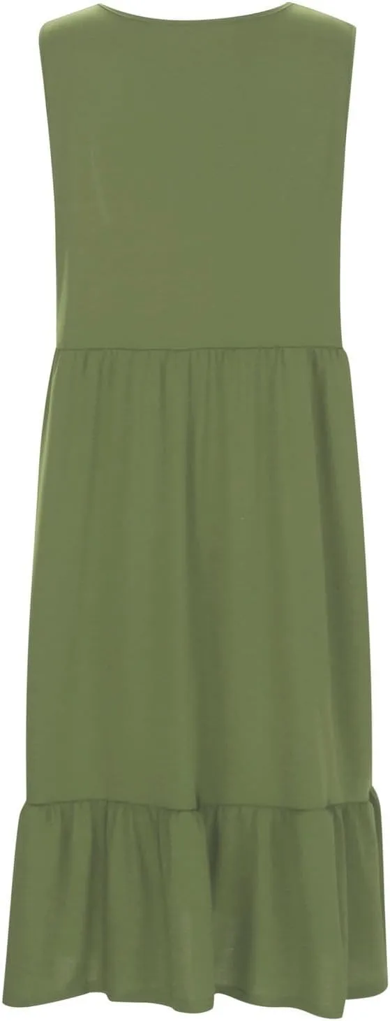 Women's Summer Maxi Casual Dresses 2024 Cold Shoulder V Neck Short Sleeve Dress