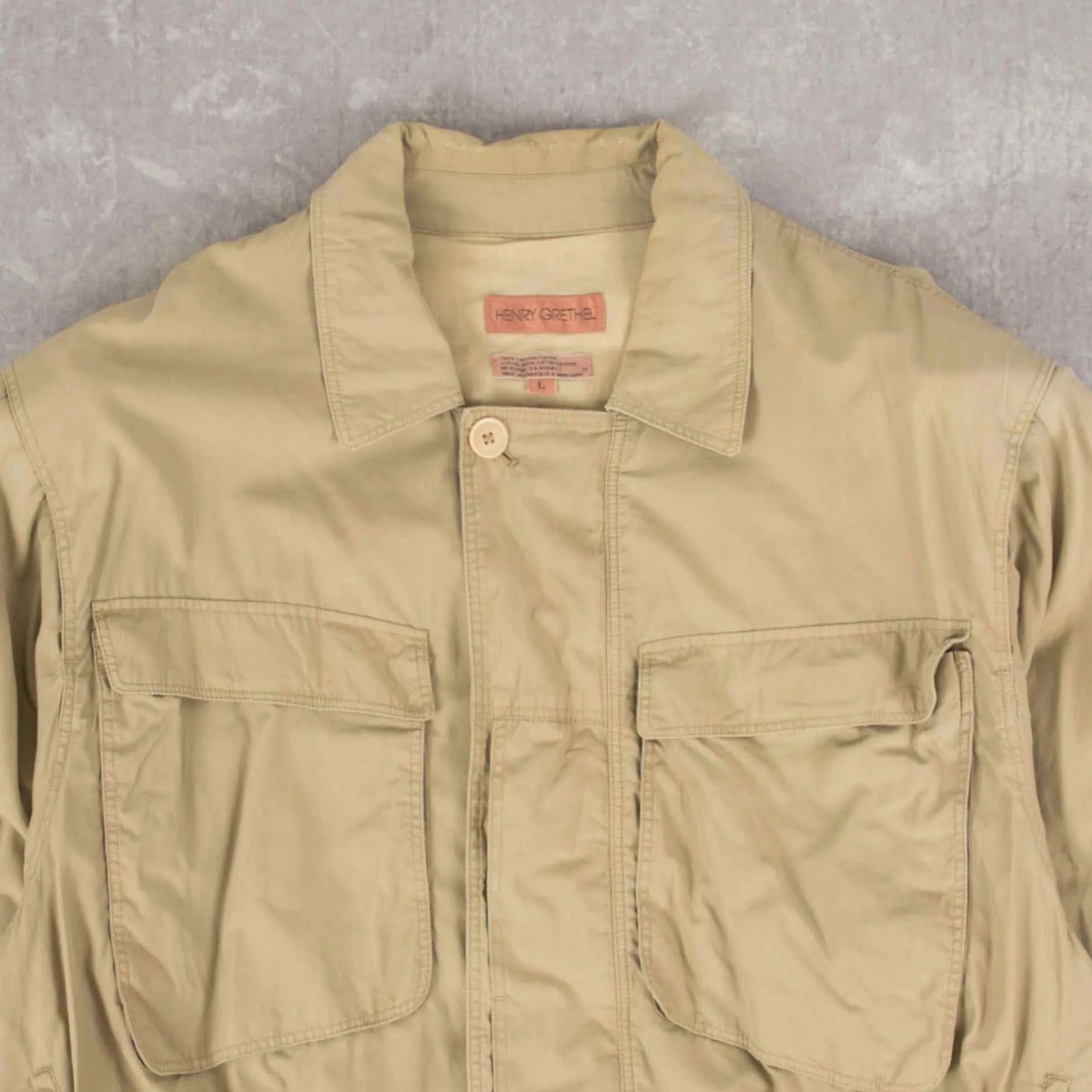 WOMEN'S VINTAGE 1990S LIGHTWEIGHT UTILITY WORKWEAR JACKET - LARGE