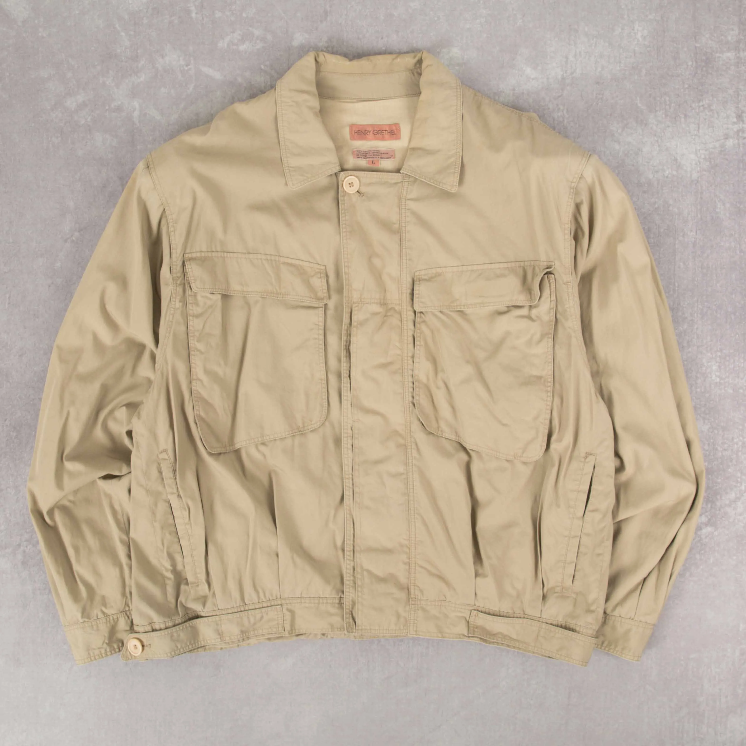 WOMEN'S VINTAGE 1990S LIGHTWEIGHT UTILITY WORKWEAR JACKET - LARGE