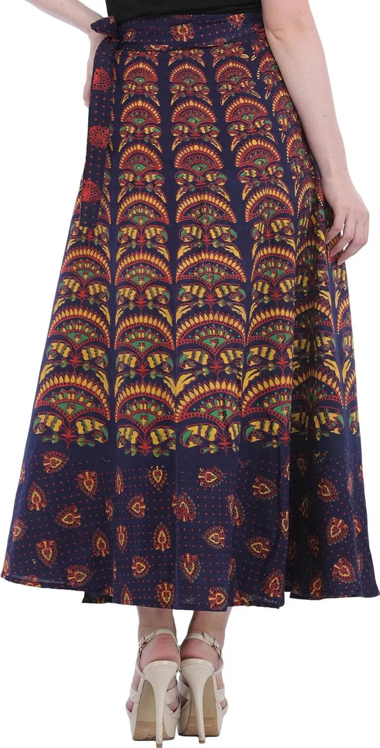 Wrap-Around Printed Long Skirt from Pilkhu