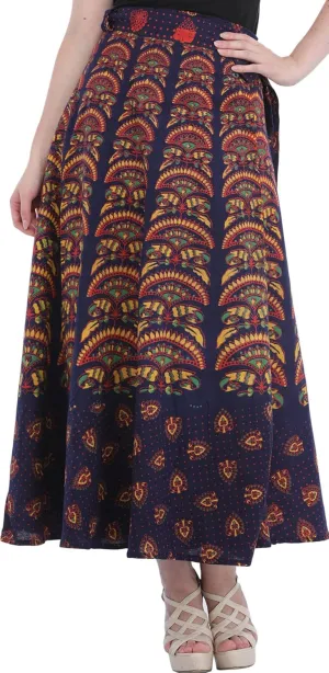 Wrap-Around Printed Long Skirt from Pilkhu