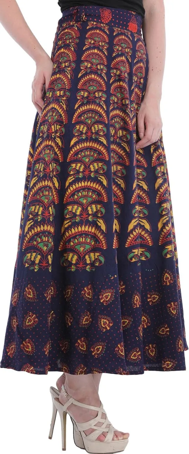 Wrap-Around Printed Long Skirt from Pilkhu